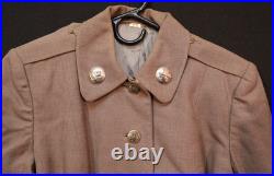 Korean War Jacket Wool Taupe Womens Size 10R Dated 1951 Dress Parade Artillery B