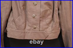Korean War Jacket Wool Taupe Womens Size 10R Dated 1951 Dress Parade Artillery B