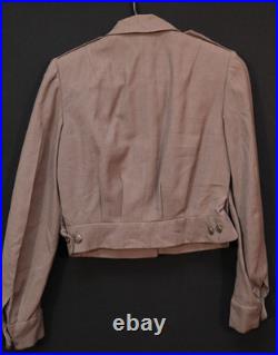 Korean War Jacket Wool Taupe Womens Size 10R Dated 1951 Dress Parade Artillery B