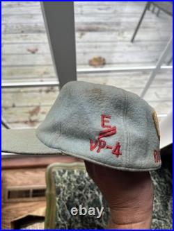 Korean War Japanese Theater Made USN VP-4 Patrol Squadron Navy Patch Hat Cap