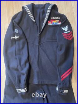 Korean War Jumper US NAVY UNIFORM Korean War Grouping Navy Jumper With Med