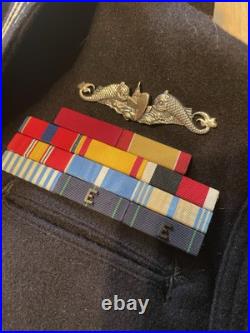 Korean War Jumper US NAVY UNIFORM Korean War Grouping Navy Jumper With Med