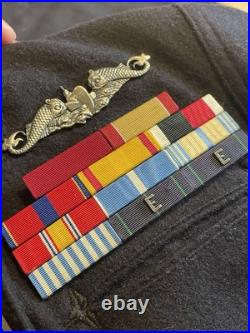 Korean War Jumper US NAVY UNIFORM Korean War Grouping Navy Jumper With Med