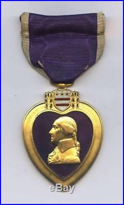 Korean War KIA Killed In Action Purple Heart with Box Othello C Knapper Not WWII