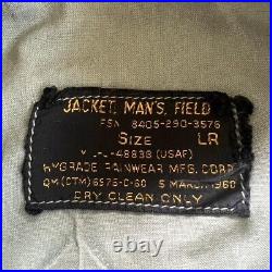 Korean War Love Custom Hand Painted Jacket USAF Large 1950s Military Field