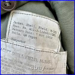 Korean War M-1951 Field Jacket Excellent Condition Long-Medium