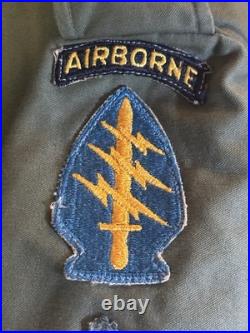 Korean War M-51 Field Jacket SPECIAL FORCES Medium Regular Excellent OG107 Patch