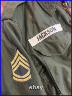 Korean War M-51 Field Jacket SPECIAL FORCES Medium Regular Excellent OG107 Patch Korean War M-51 Field Jacket SPECIAL FORCES Medium Regular Excellent OG107 Patch