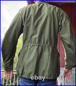 Korean War M-51 Field Jacket SPECIAL FORCES Medium Regular Excellent OG107 Patch