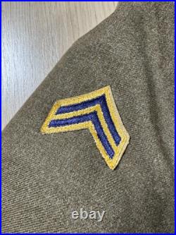 Korean War M1944 US Army Eisenhower Ike Jacket & Pants Uniform Bullion Insignia