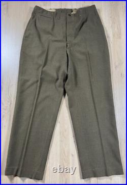 Korean War M1944 US Army Eisenhower Ike Jacket & Pants Uniform Bullion Insignia