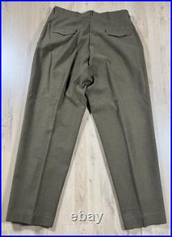 Korean War M1944 US Army Eisenhower Ike Jacket & Pants Uniform Bullion Insignia