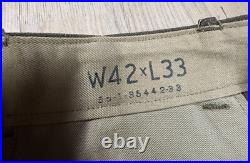 Korean War M1944 US Army Eisenhower Ike Jacket & Pants Uniform Bullion Insignia