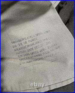 Korean War M1944 US Army Eisenhower Ike Jacket & Pants Uniform Bullion Insignia