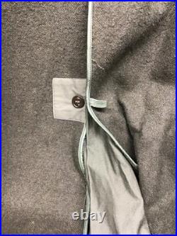 Korean War M51 Sateen Governmental USGI Trench Coat w Wool Liner Small Long
