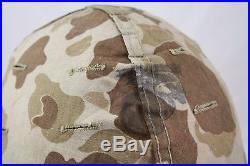 Korean War Made Us Marine Corps 53 Dated Helmet Cover Rearseam Used For Vietnam