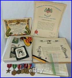 Korean War Medal Document Group Bronze Star 25th Division 27th Infantry