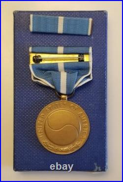 Korean War Medal Lot Korean Service Medal with Box, Ribbon Bar, US Army Patches