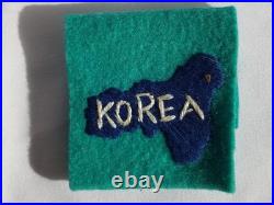 Korean War Medal Lot Korean Service Medal with Box, Ribbon Bar, US Army Patches