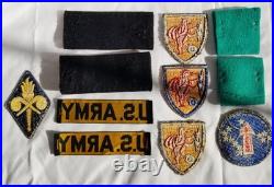 Korean War Medal Lot Korean Service Medal with Box, Ribbon Bar, US Army Patches