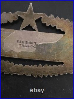 Korean War Medals Dated Box 1955-Both Sterling CIB -Jump Wings -11-RIbbons Rack