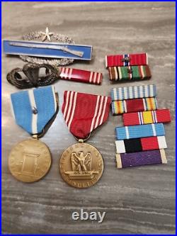 Korean War Medals+ Jump Wings +CIB/W-Star Both Sterling + Ribbons-SEE STORE