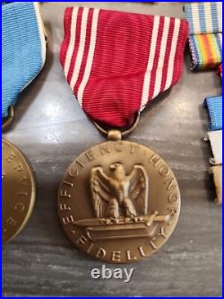 Korean War Medals+ Jump Wings +CIB/W-Star Both Sterling + Ribbons-SEE STORE