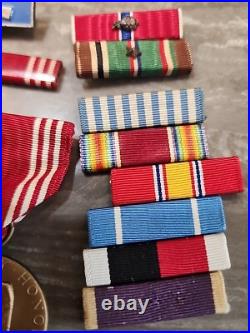 Korean War Medals+ Jump Wings +CIB/W-Star Both Sterling + Ribbons-SEE STORE