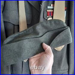 Korean War Military Army Suit Hat Tie Pants Jacket with Decorations