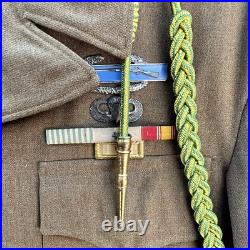 Korean War Named 1st Inf Div 16th Reg Ike Uniform Sterling Jump Wings