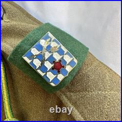 Korean War Named 1st Inf Div 16th Reg Ike Uniform Sterling Jump Wings