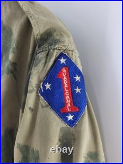 Korean War Named Field Hand Painted Camouflaged M41 Jacket 1st Marine Division
