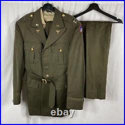 Korean War Named Medical Officef Uniform Set Far East Command Bullion Patch