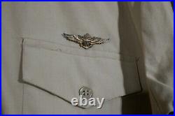 Korean War Navy Commander Uniform Shirt Naval Aviator Wings Balfour Sterling