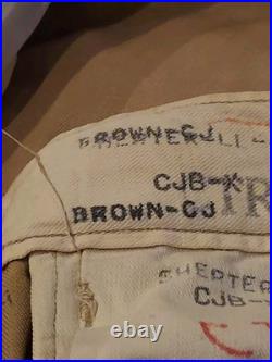 Korean War Navy Khaki Uniforms Officer Lot Named Politican Regan Administration