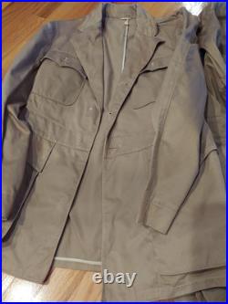 Korean War Navy Khaki Uniforms Officer Lot Named Politican Regan Administration