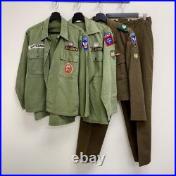 Korean War Occupation 127th Airborne Engineers 11th Div Uniform Group Named