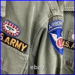 Korean War Occupation 127th Airborne Engineers 11th Div Uniform Group Named