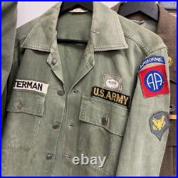 Korean War Occupation 127th Airborne Engineers 11th Div Uniform Group Named