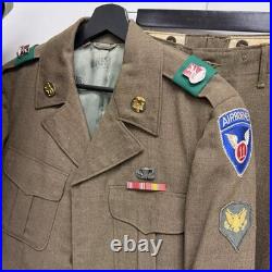 Korean War Occupation 127th Airborne Engineers 11th Div Uniform Group Named