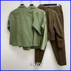 Korean War Occupation 127th Airborne Engineers 11th Div Uniform Group Named