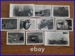 Korean War Original OOAK Photo Lot of 100+ Soldiers Ships Artillery Bivoac