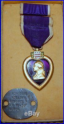 Korean War Period USMC Purple Heart Group
