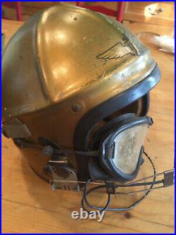 Korean War Pilot Helmet Navy