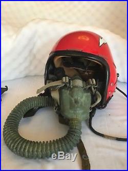 Korean War Pilot Helmet P-1 USAF Pilot With Oxygen Mask MS22001