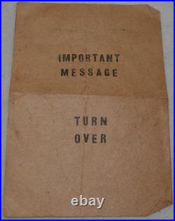 Korean War Propaganda to American Army 1950s War Zone Original Leaflet