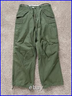 Korean War RARE Early Canvas M1951 Field Trousers 1951 Medium Regular Shell