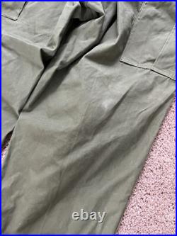 Korean War RARE Early Canvas M1951 Field Trousers 1951 Medium Regular Shell