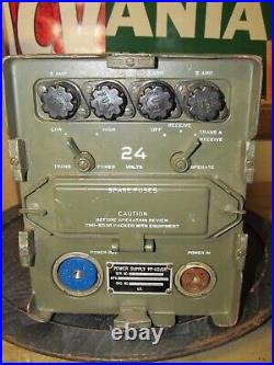 Korean War Signal Corps Power Supply PP-112/GR Truck/Jeep Tube Radio VERY NICE