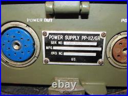 Korean War Signal Corps Power Supply PP-112/GR Truck/Jeep Tube Radio VERY NICE